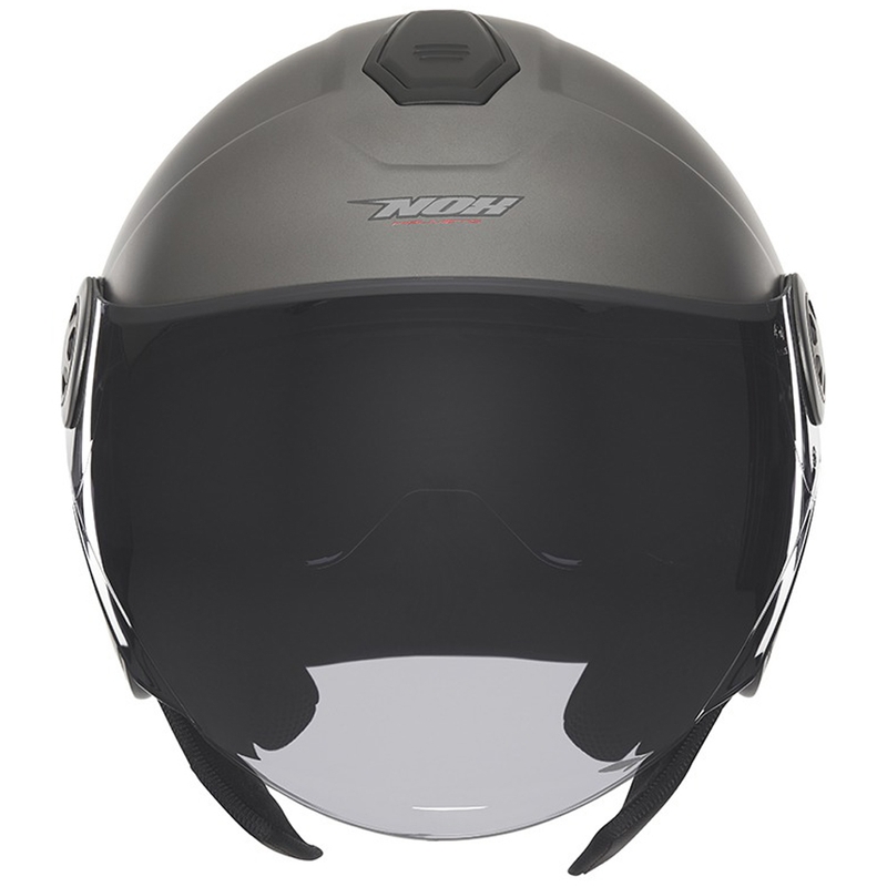 Kask motocyklowy otwarty NOX N182 matowy tytan