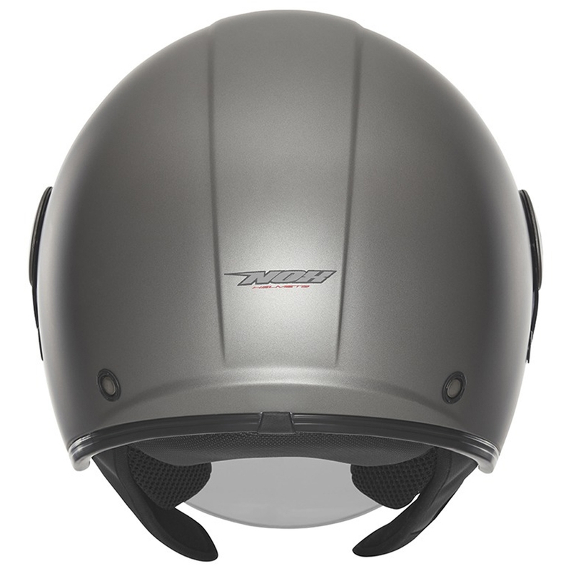 Kask motocyklowy otwarty NOX N182 matowy tytan