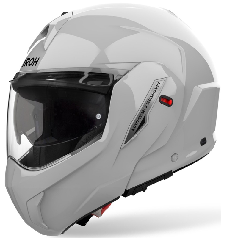 Kask motocyklowy Airoh Mathisse 2 Color typu flip-up matowy cementowoszary