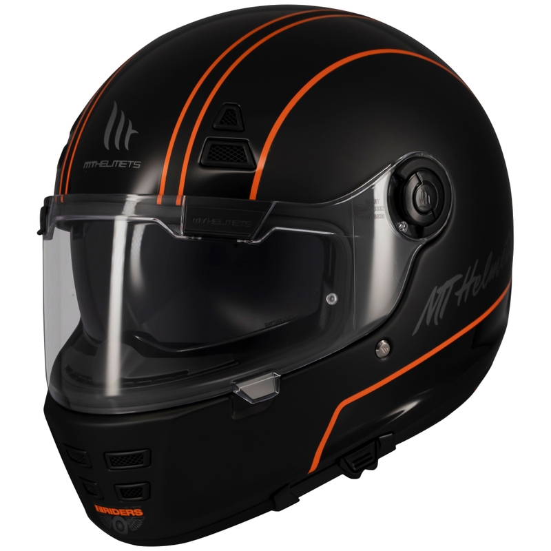 Kask motocyklowy integralny MT Jarama SV Wild matowy połysk czarny