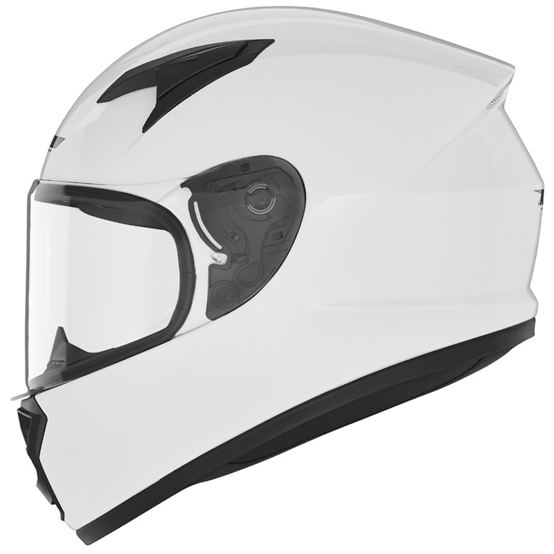 Kask motocyklowy integralny dziecięcy NOX N731 biały