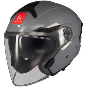Kask otwarty MT Cosmo SV połyskujący szary