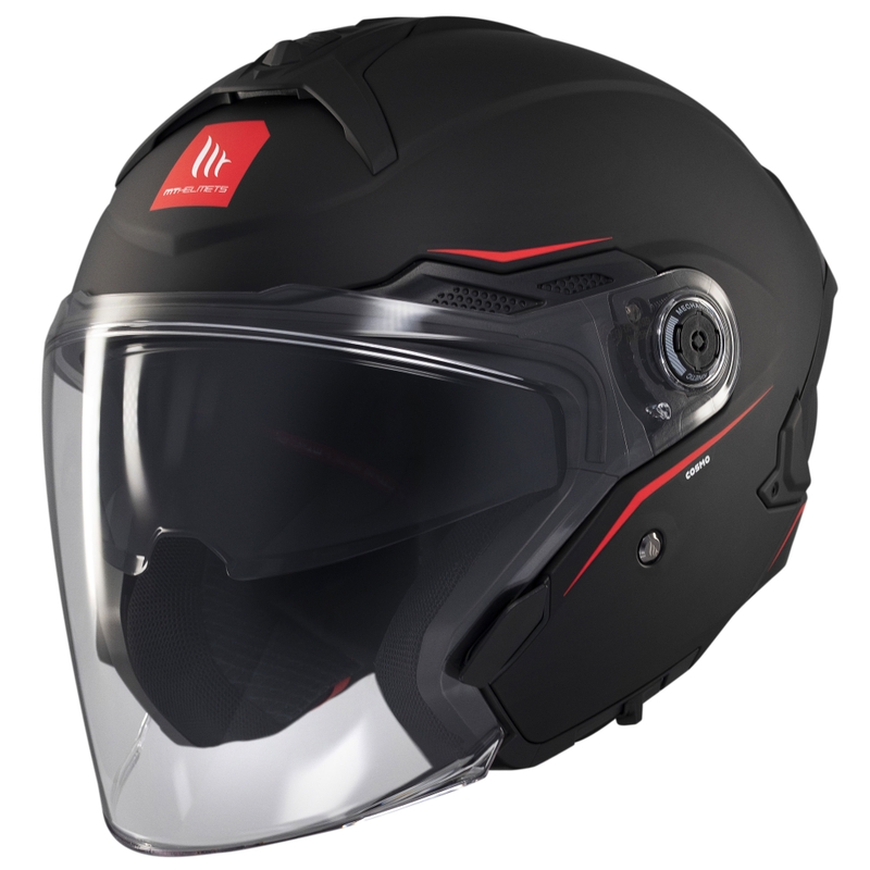 Kask otwarty MT Cosmo SV matowo czarny