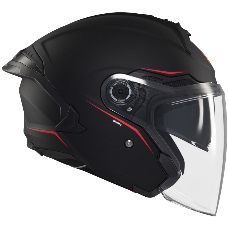 Kask otwarty MT Cosmo SV matowo czarny