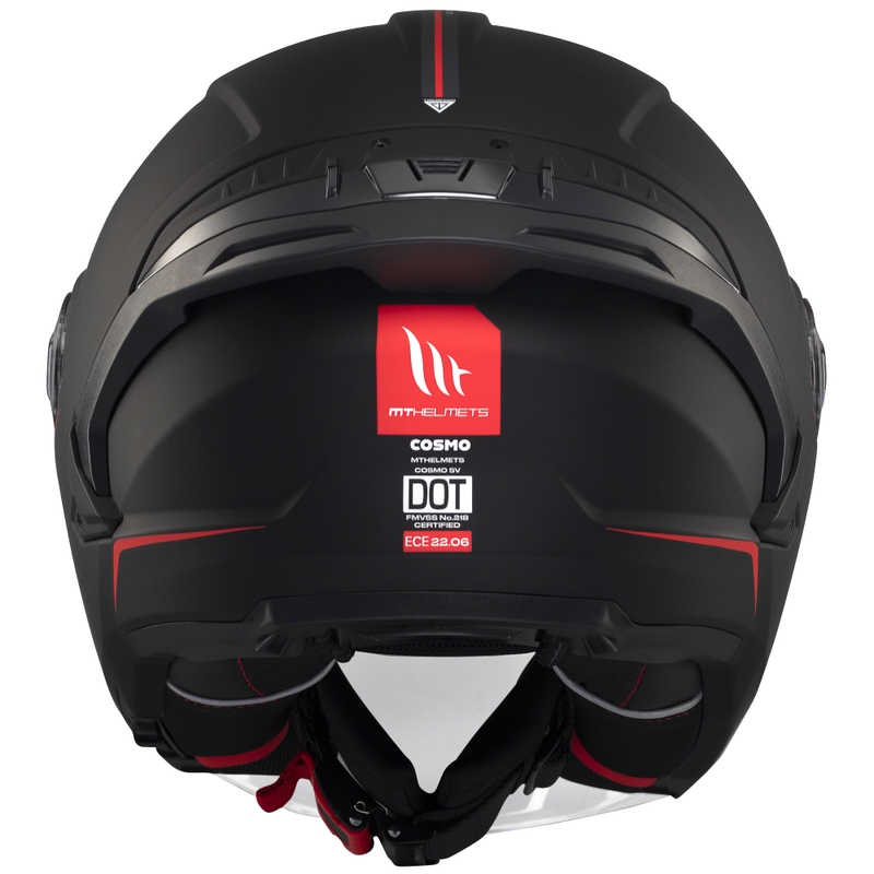 Kask otwarty MT Cosmo SV matowo czarny