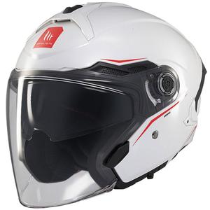 Kask otwarty MT Cosmo SV biały błyszczący