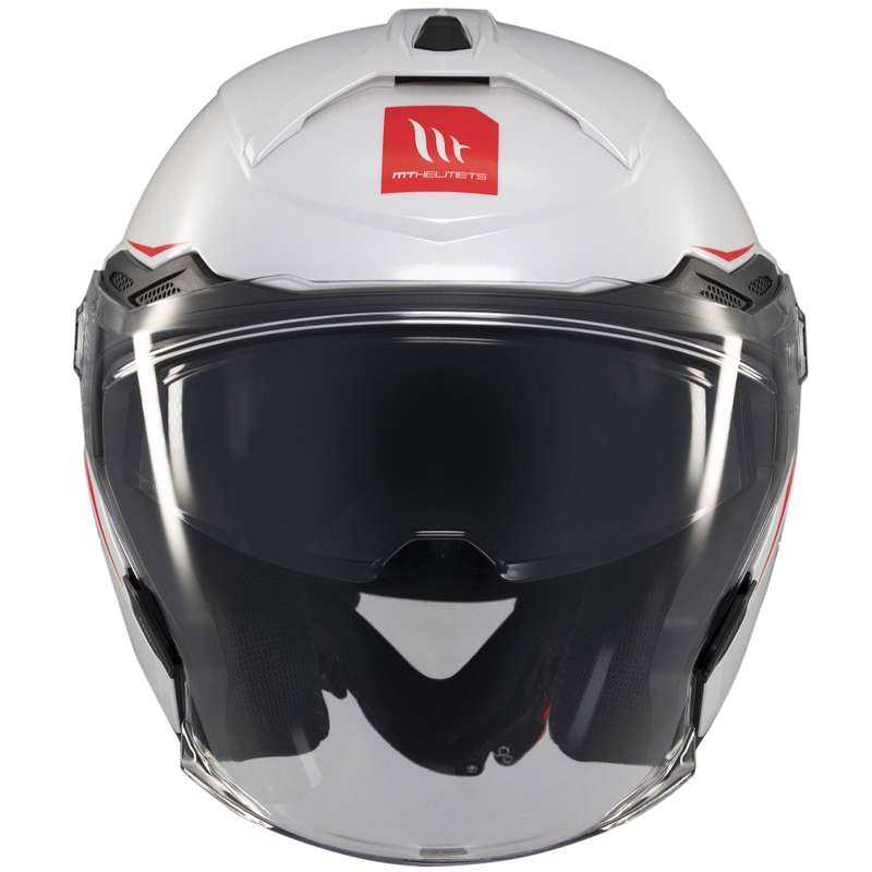 Kask otwarty MT Cosmo SV biały błyszczący