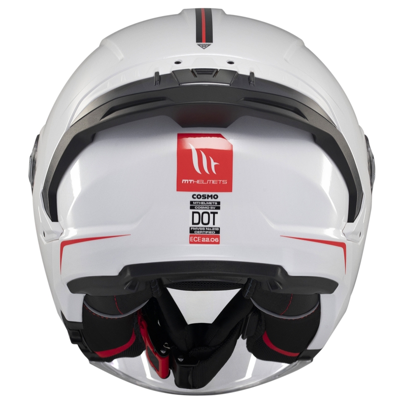 Kask otwarty MT Cosmo SV biały błyszczący