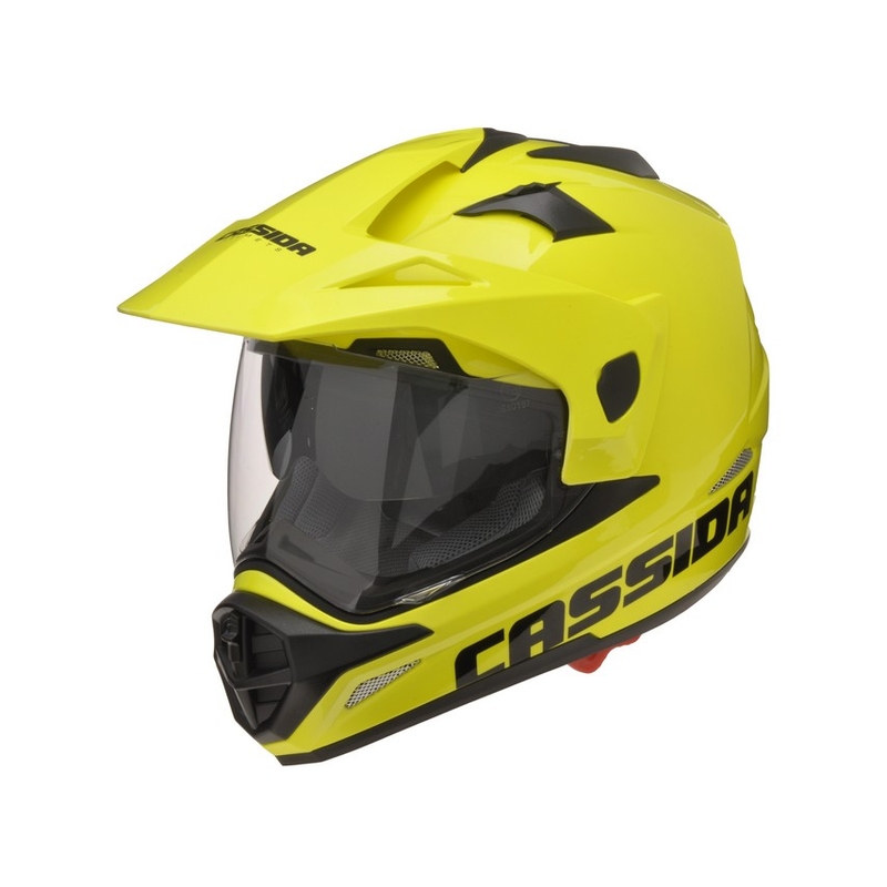 Kask Enduro na motocykl Cassida Tour fluo żółty wyprzedaż