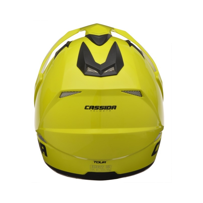 Kask Enduro na motocykl Cassida Tour fluo żółty wyprzedaż