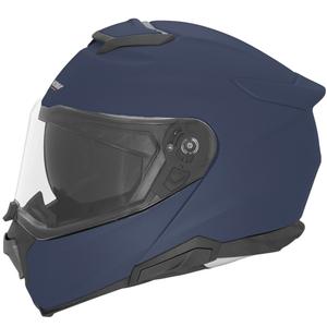 Kask motocyklowy typu flip-up NOX N967 matowy niebieski