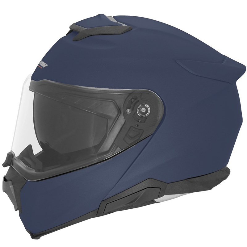 Kask motocyklowy z klapką NOX N967 matowy niebieski