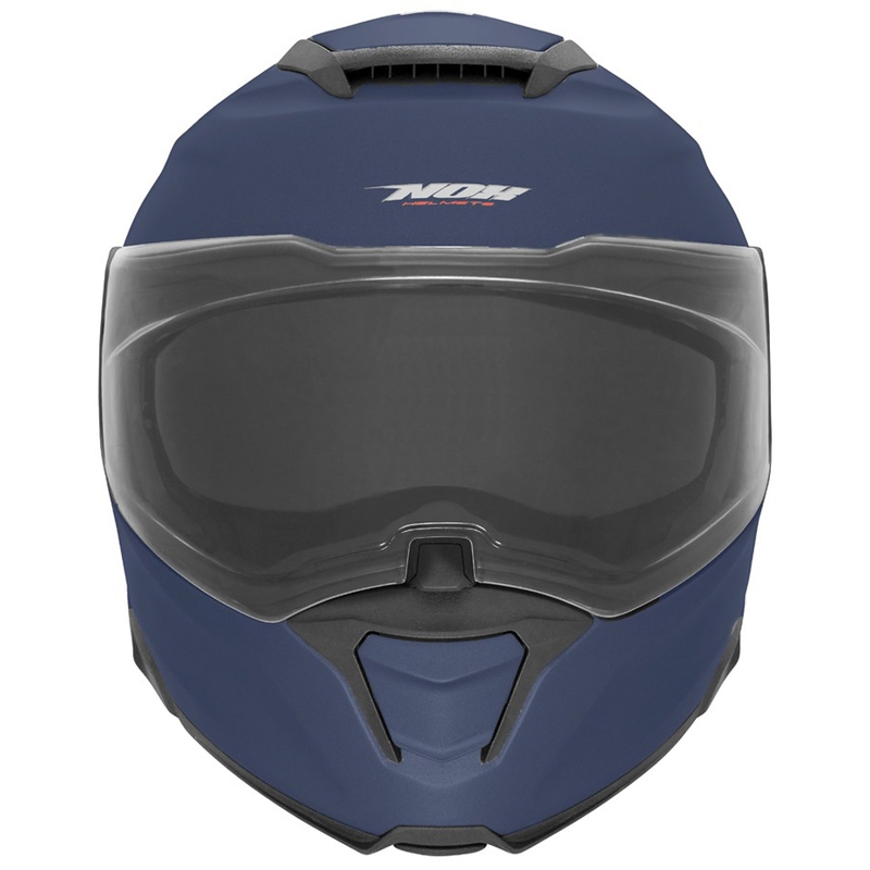 Kask motocyklowy z klapką NOX N967 matowy niebieski