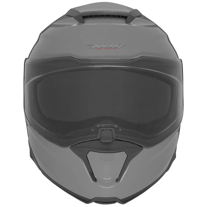 Kask motocyklowy z klapką NOX N967 szary
