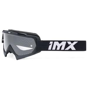 Gogle motocrossowe iMX Mud czarne z przezroczystym pleksiglasem