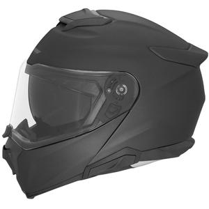 Kask motocyklowy typu flip-up NOX N967 matowy czarny