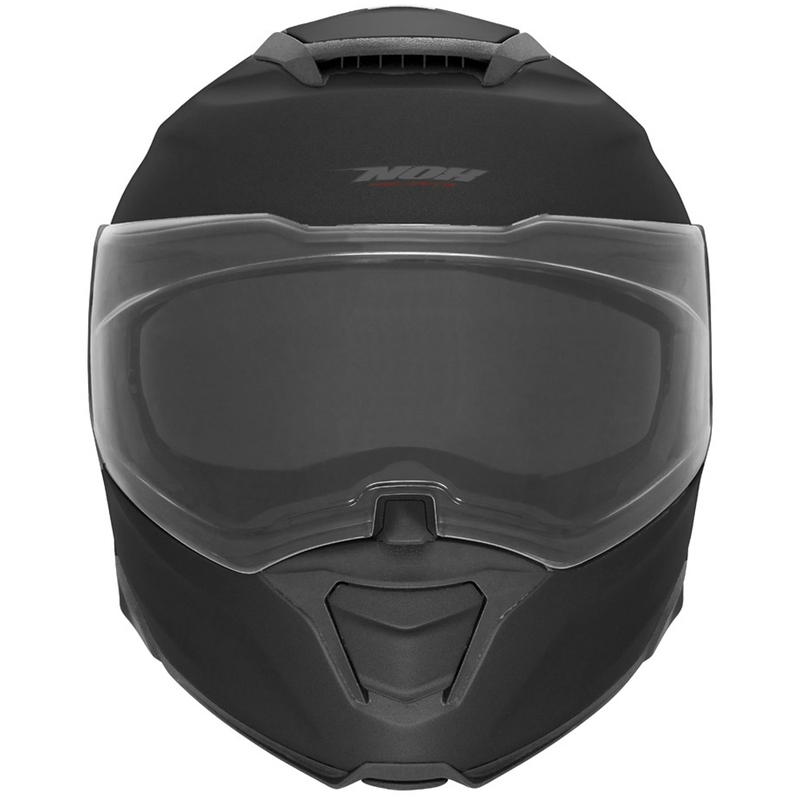 Kask motocyklowy z klapką NOX N967 matowo czarny