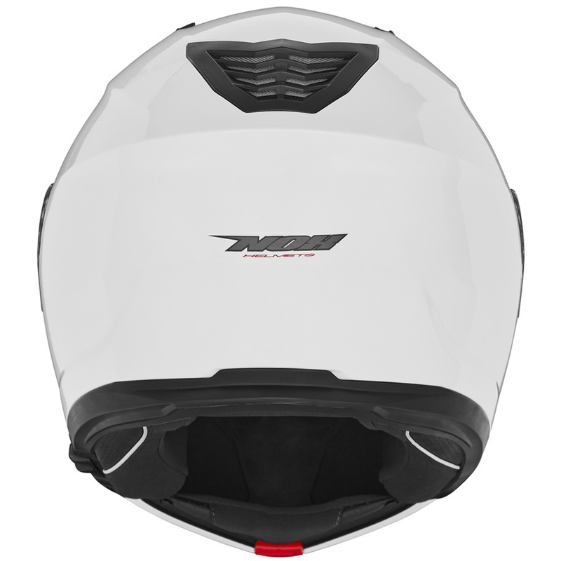 Kask motocyklowy typu flip-up NOX N968 perłowo biały