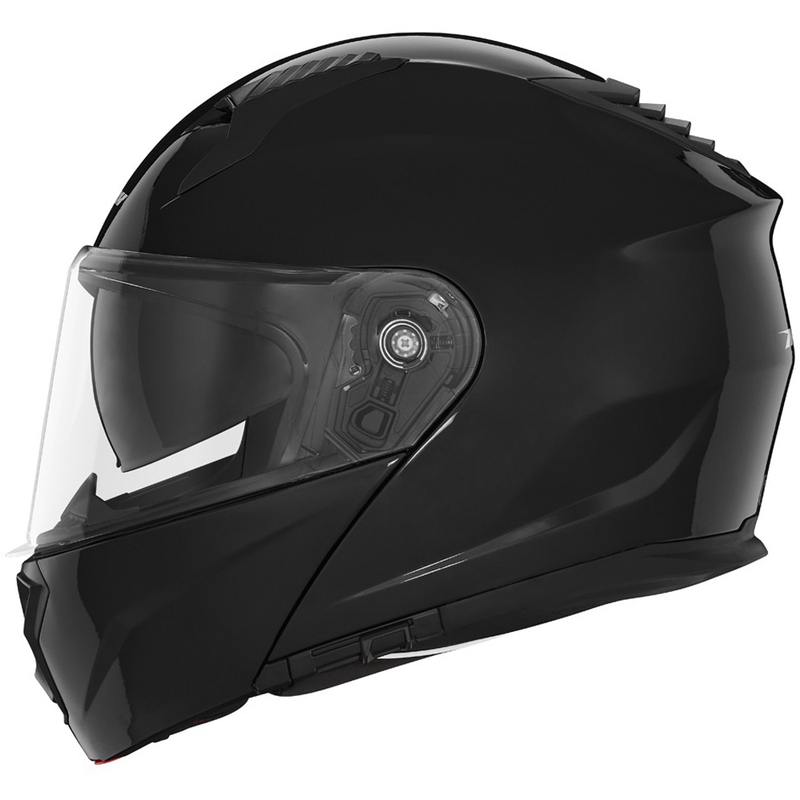 Kask motocyklowy typu flip-up NOX N968 czarny błyszczący