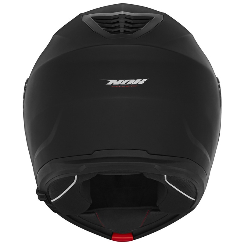 Kask motocyklowy typu flip-up NOX N968 matowy czarny