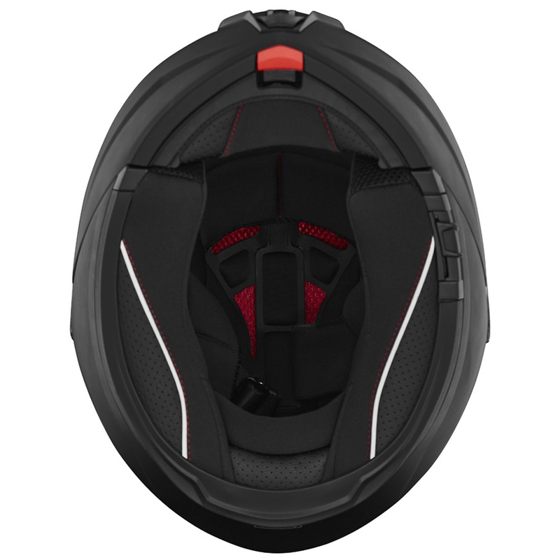 Kask motocyklowy typu flip-up NOX N968 matowy czarny