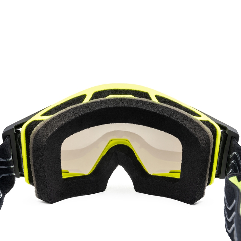 Gogle motocrossowe iMX Sand żółto-czarne z pleksiglasem irydowym
