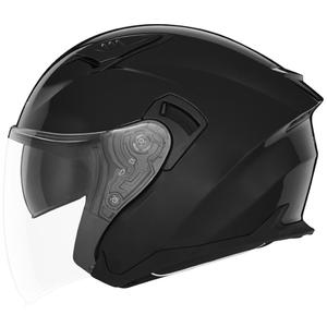 Kask motocyklowy otwarty NOX N130 czarny
