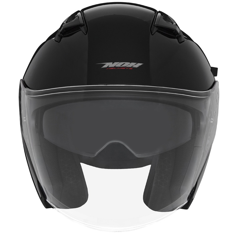 Kask motocyklowy otwarty NOX N130 czarny