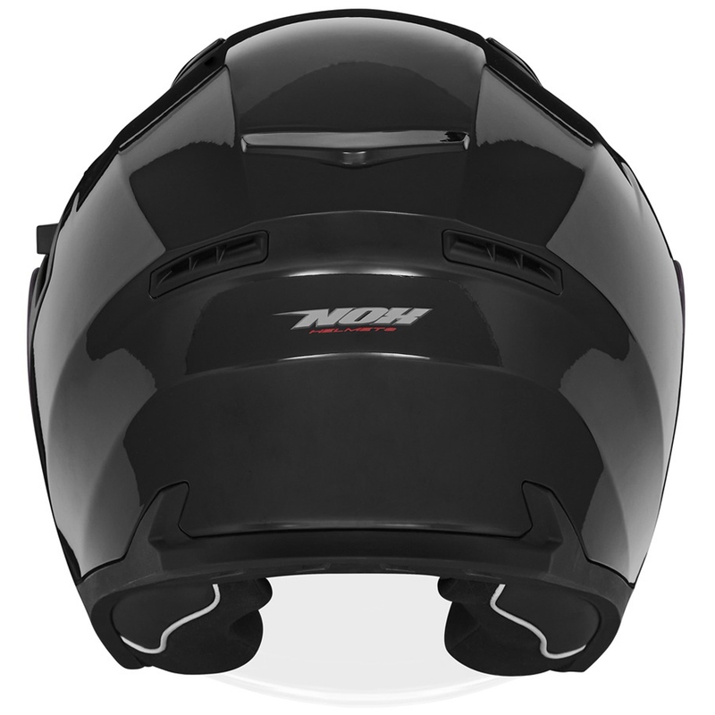 Kask motocyklowy otwarty NOX N130 czarny