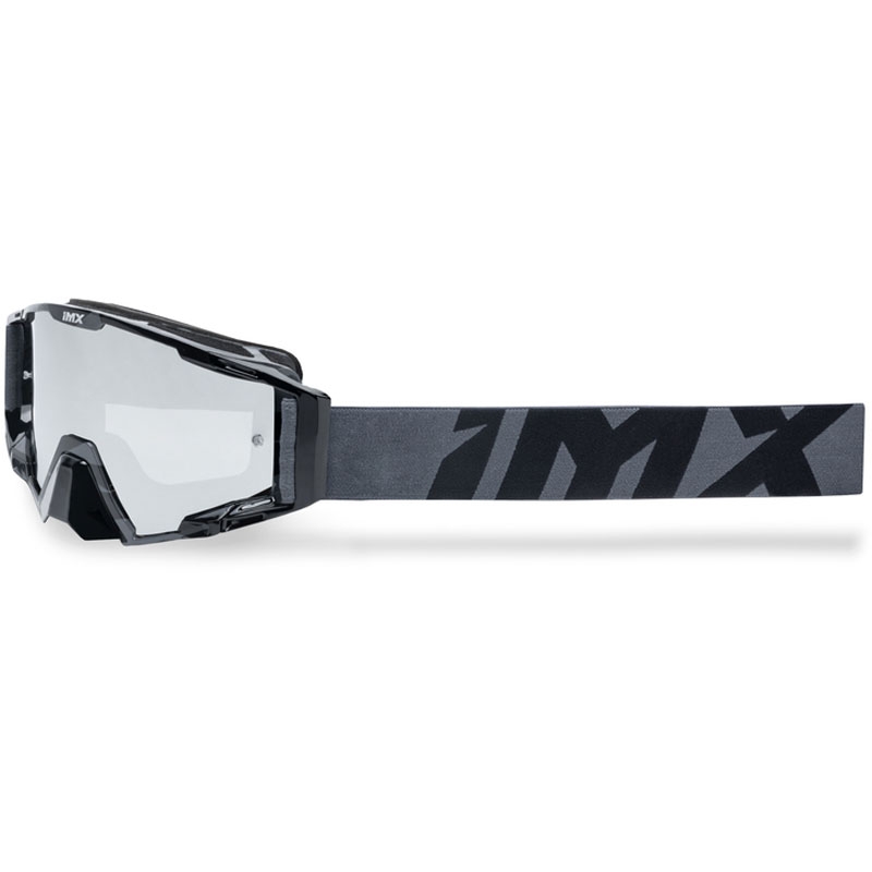 Gogle motocrossowe iMX Sand szaro-czarne z pleksiglasem irydowym