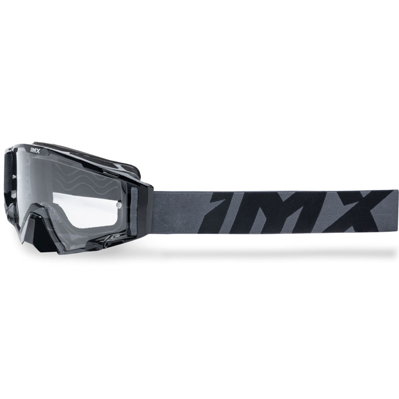 Gogle motocrossowe iMX Sand szaro-czarne z pleksiglasem irydowym