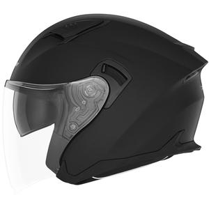 Kask motocyklowy otwarty NOX N130 matowy czarny