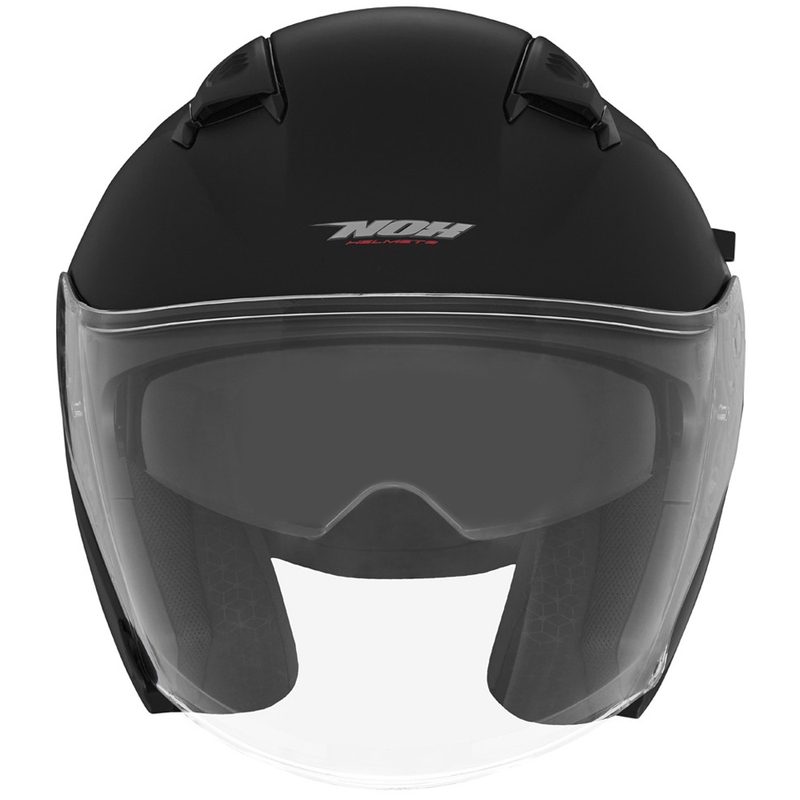 Kask motocyklowy otwarty NOX N130 matowy czarny
