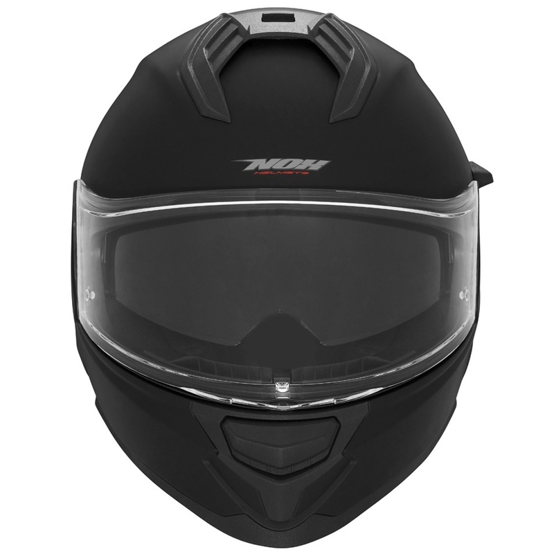 Kask motocyklowy integralny NOX N304S matowy czarny