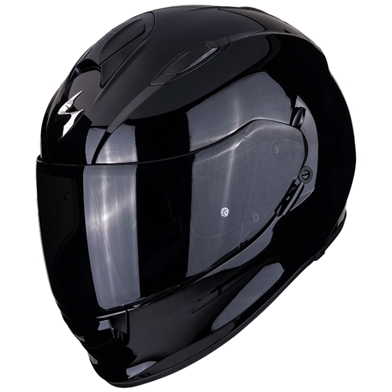 Scorpion Exo-491 Solid kask motocyklowy integralny czarny połysk