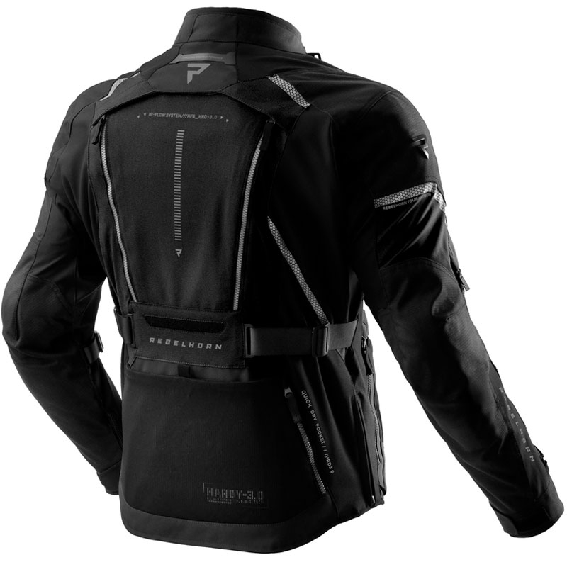Kurtka motocyklowa Rebelhorn Hardy 3.0 czarna