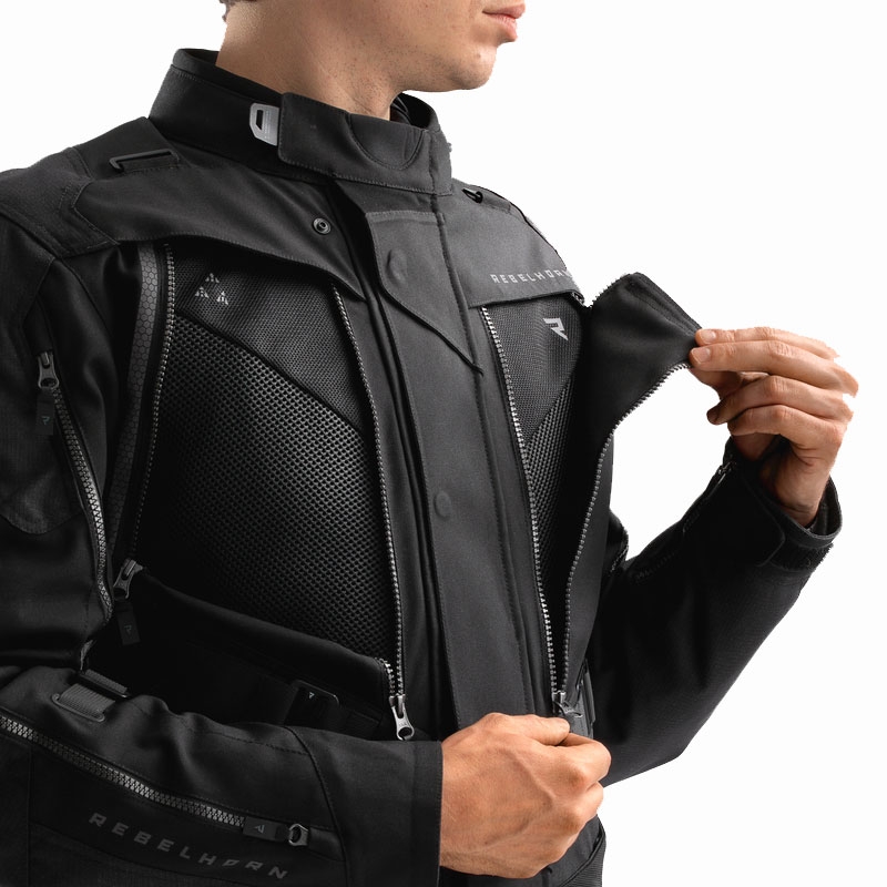 Kurtka motocyklowa Rebelhorn Hardy 3.0 czarna