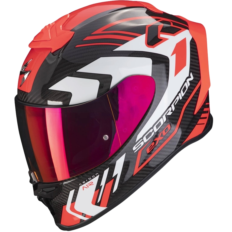 Kask integralny Scorpion EXO-R1 EVO Carbon Air Supra czarno-czerwony