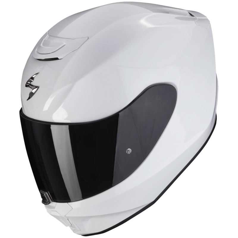 Integralny kask motocyklowy Scorpion EXO-391 Solid biały