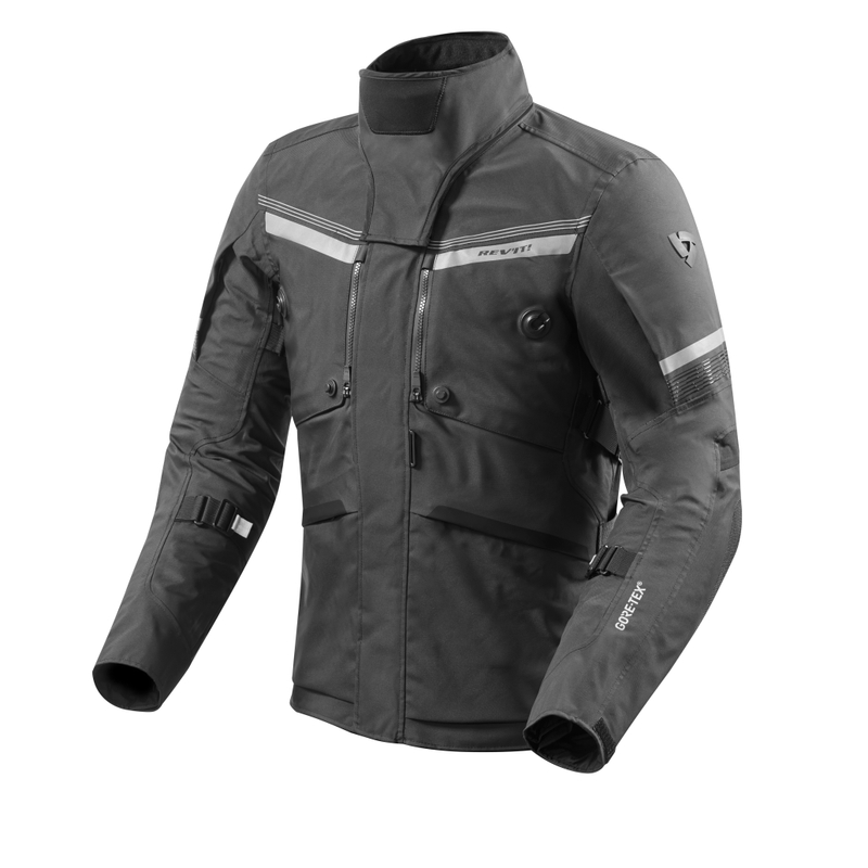 Kurtka motocyklowa Revit Poseidon 2 GTX czarna wyprzedaż
