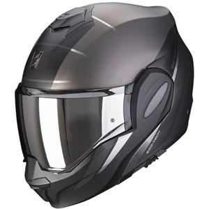 Kask składany do motocykla Scorpion EXO-TECH PRIMUS mat srebrno-czarny