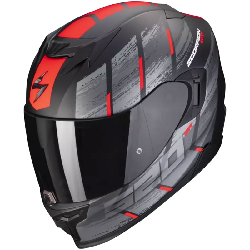 Integralny kask motocyklowy Scorpion EXO-520 EVO Air Maha czarno-czerwony wyprzedaż