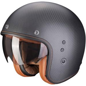 Kask otwarty Scorpion Belfast Evo Carbon Black Matte