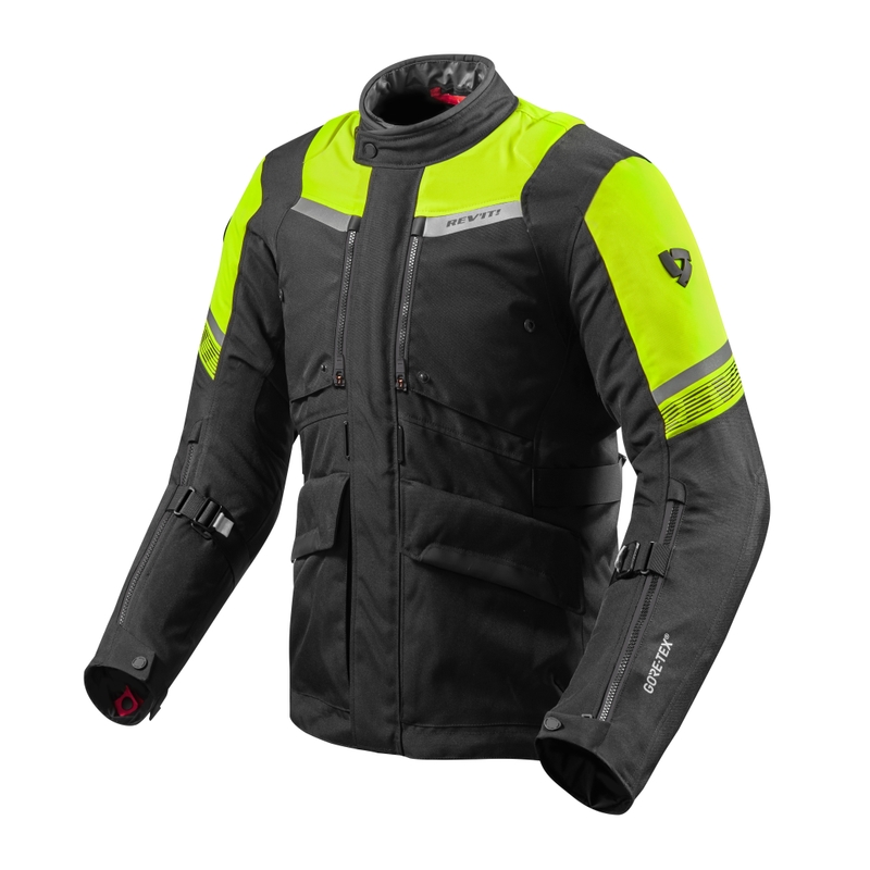 Kurtka motocyklowa Revit Neptune 2 GTX czarno-fluo żółta wyprzedaż