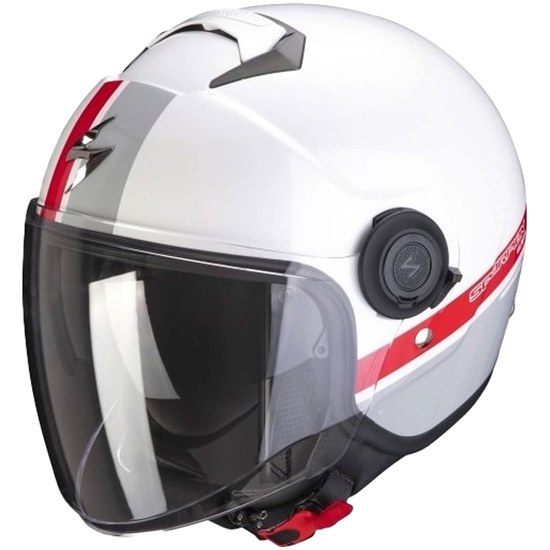 Kask motocyklowy SCORPION EXO-CITY STRADA white-silver-red