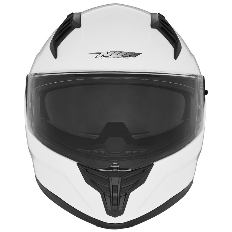 Kask motocyklowy integralny NOX N401 biały