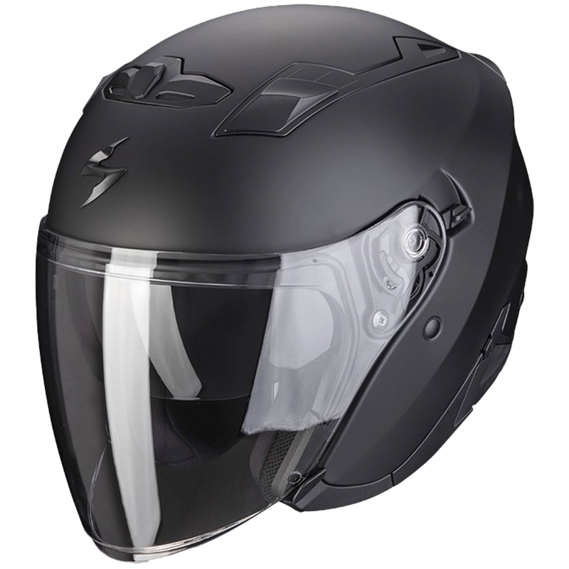 Kask motocyklowy otwarty SCORPION EXO-230 Solid  czarny mat