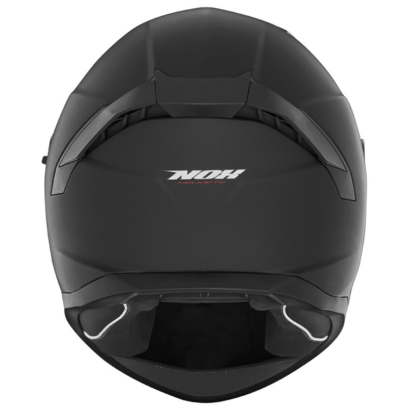 Kask motocyklowy integralny NOX N401 matowo czarny