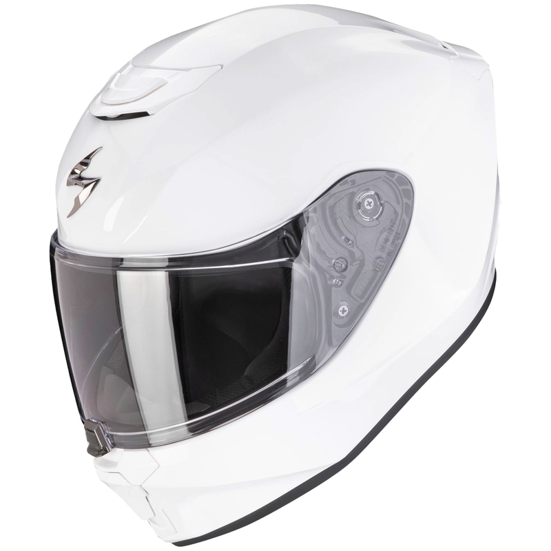 Kask motocyklowy integralny dla dzieci Scorpion EXO-JNR AIR SOLID biały