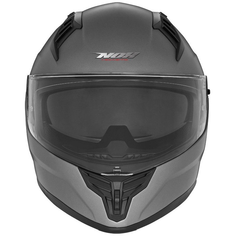 Kask motocyklowy integralny NOX N401, matowy tytan